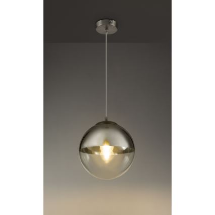 Globo - Luster na sajli 1xE27/40W/230V pr. 30 cm
