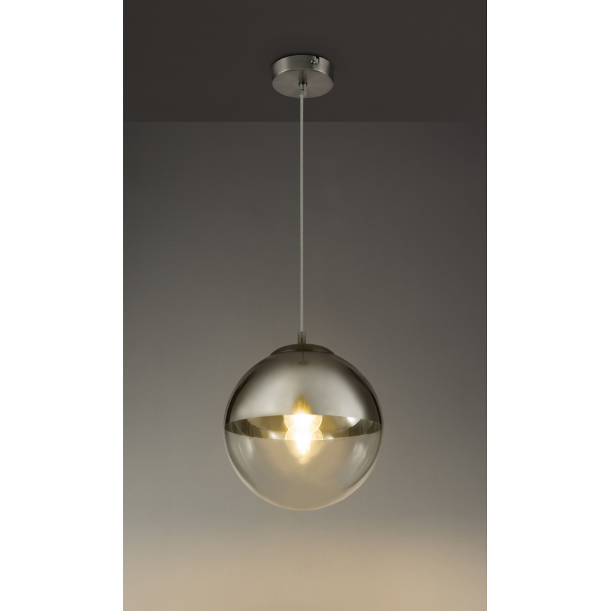 Globo - Luster na sajli 1xE27/40W/230V pr. 30 cm