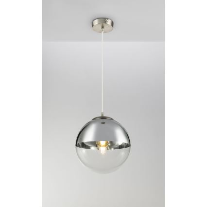 Globo - Luster na sajli 1xE27/40W/230V pr. 30 cm