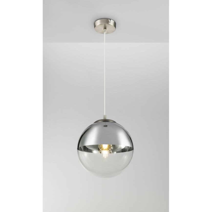 Globo - Luster na sajli 1xE27/40W/230V pr. 30 cm