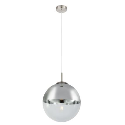 Globo - Luster na sajli 1xE27/40W/230V pr. 30 cm