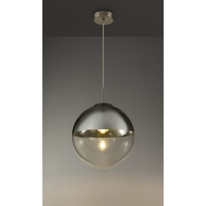 Globo - Luster na sajli 1xE27/40W/230V pr. 33 cm