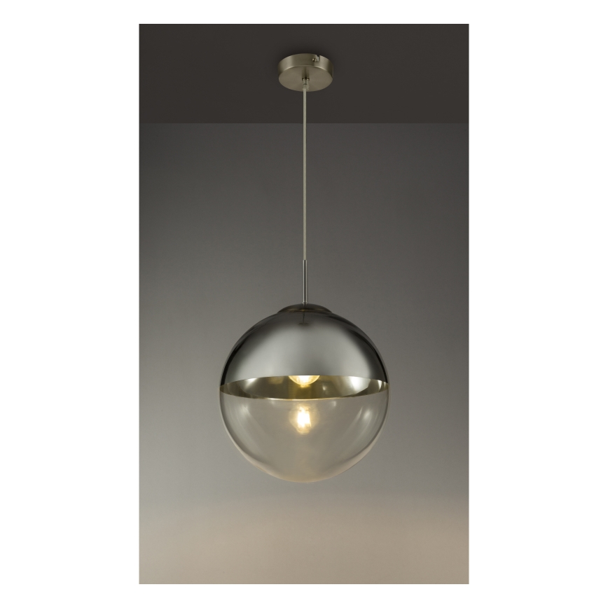 Globo - Luster na sajli 1xE27/40W/230V pr. 33 cm