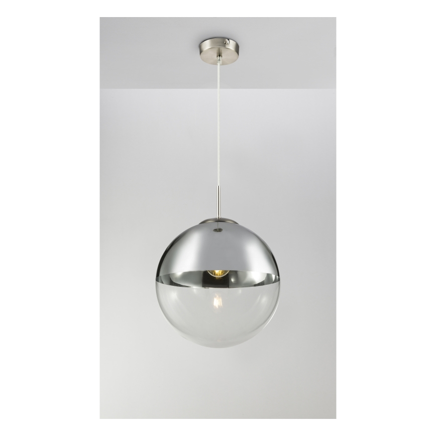 Globo - Luster na sajli 1xE27/40W/230V pr. 33 cm