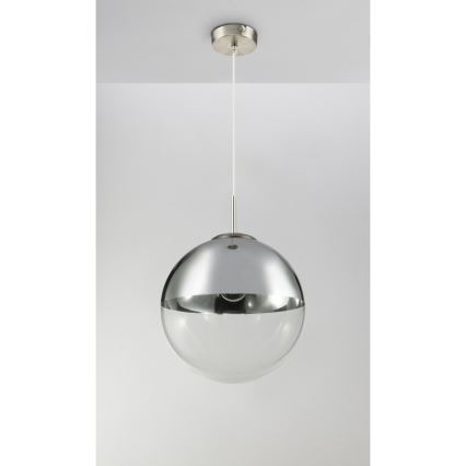 Globo - Luster na sajli 1xE27/40W/230V pr. 33 cm