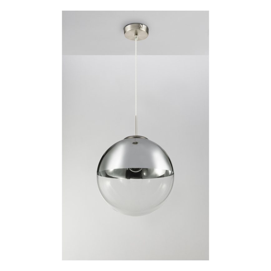 Globo - Luster na sajli 1xE27/40W/230V pr. 33 cm
