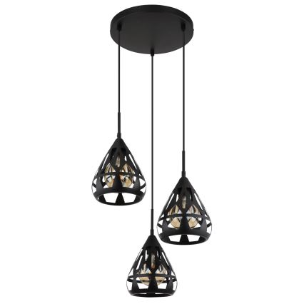 Globo - Luster na sajli 3xE27/40W/230V