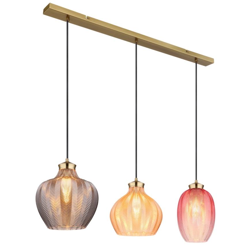Globo - Luster na sajli 3xE27/60W/230V