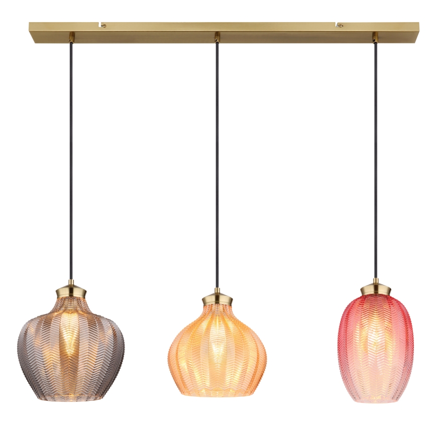 Globo - Luster na sajli 3xE27/60W/230V