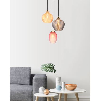 Globo - Luster na kablu 3xE27/60W/230V, promjer 45 cm