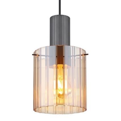 Globo - Luster na sajli 1xE27/40W/230V pr. 18 cm smeđa
