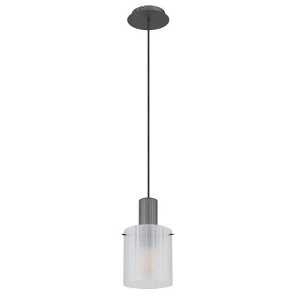 Globo - Luster na sajli 1xE27/40W/230V pr. 18 cm bijela