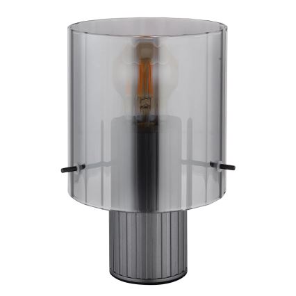 Globo - Stolna lampa 1xE27/40W/230V pr. 14 cm siva