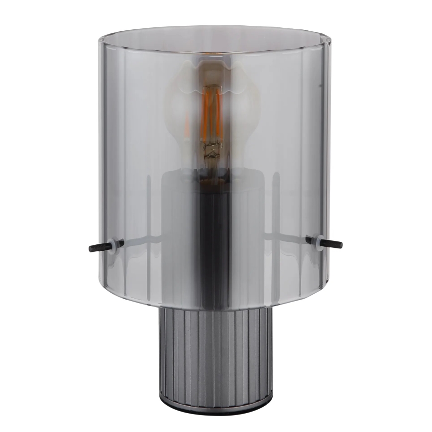 Globo - Stolna lampa 1xE27/40W/230V pr. 14 cm siva
