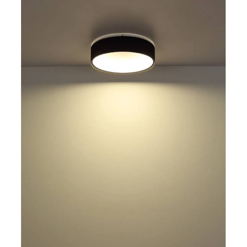 Globo - LED stropna svjetiljka LED/45W/230V 2700/4000/6000K Ø 46 cm crna