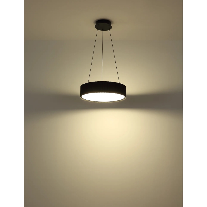 Globo - LED viseći luster na sajli LED/45W/230V 2700/4000/6000K, promjer 46 cm, crne boje