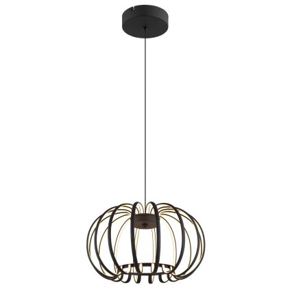 Globo - LED luster na kabelu s mogućnošću prigušivanja LED/40W/230V 3000K crna
