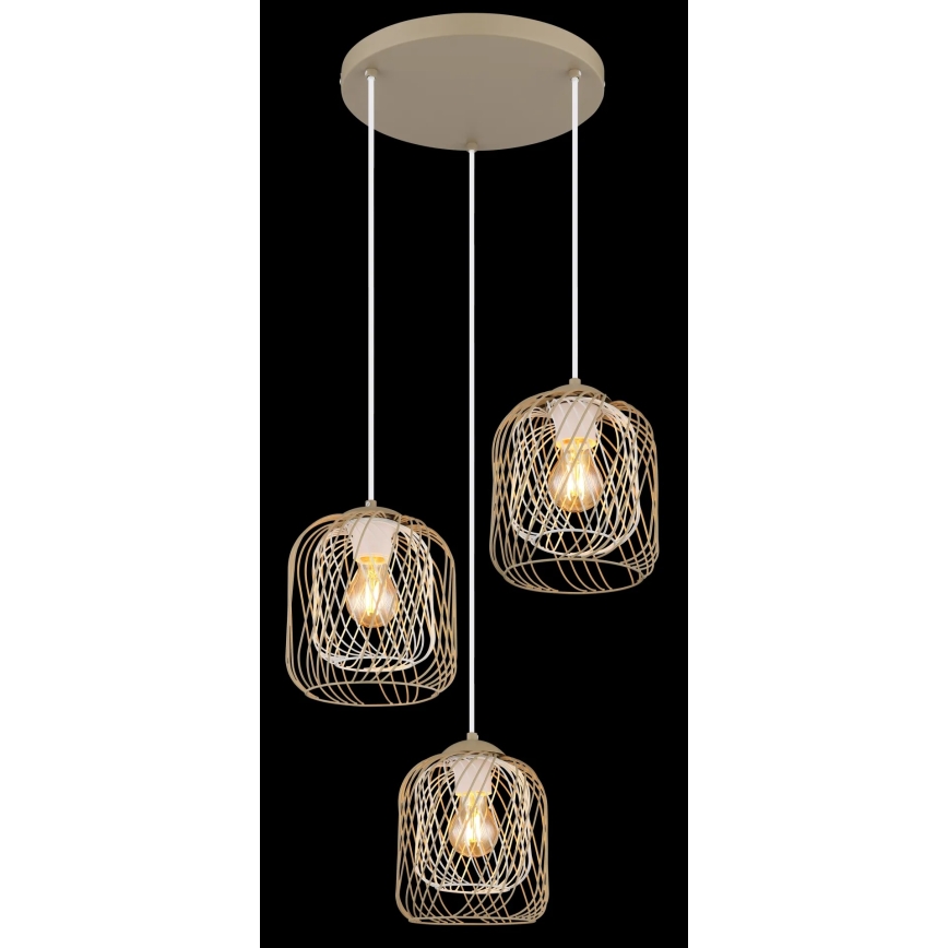 Globo - Luster na sajli 3xE27/40W/230V