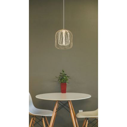 Globo - Luster na sajli 1xE27/40W/230V Ø 35 cm