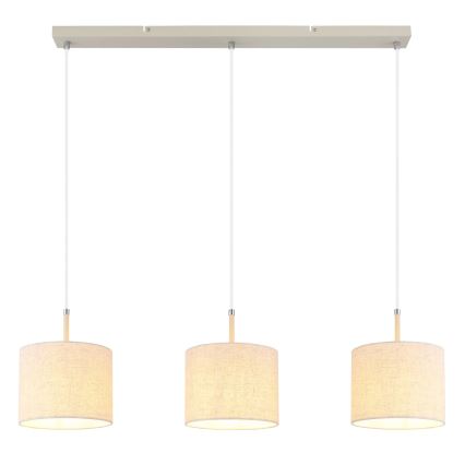 Globo - Luster na sajli 3xE27/40W/230V