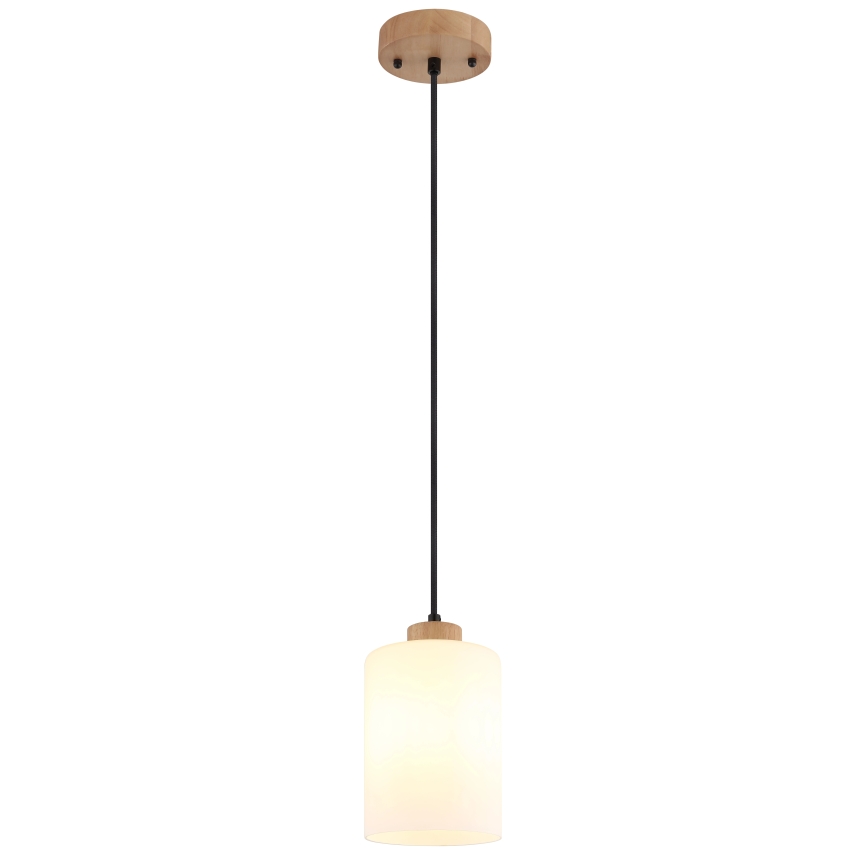 Globo - Luster na kabelu 1xE27/60W/230V bež/bijela