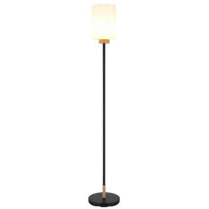 Globo - Podna lampa 1xE27/60W/230V crna/bijela