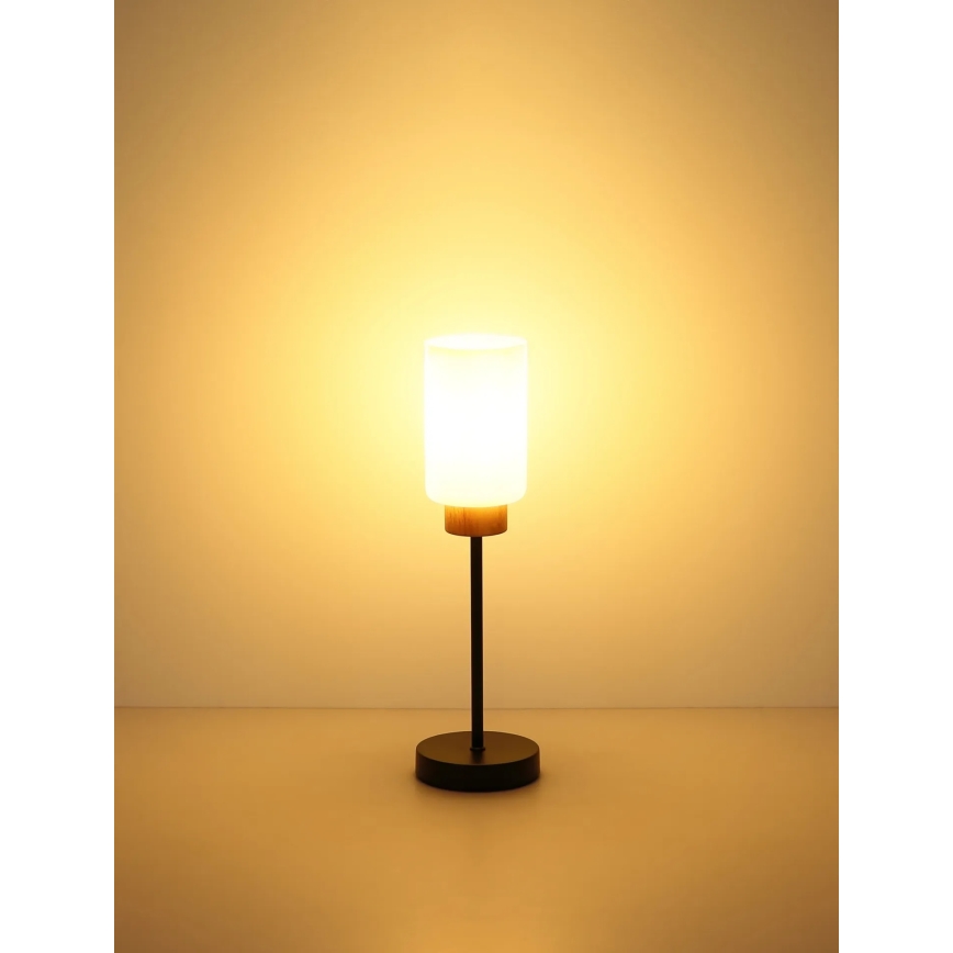 Globo - Stolna svjetiljka 1xE27/60W/230V crna/bijela