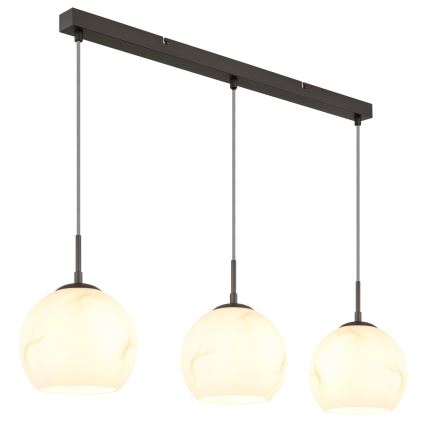 Globo - Luster na sajli 3xE27/60W/230V