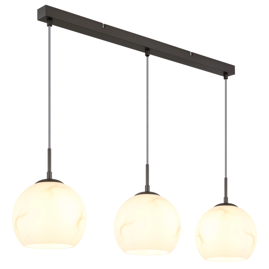 Globo - Luster na sajli 3xE27/60W/230V