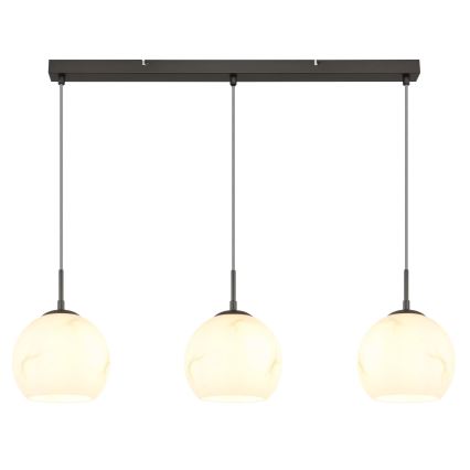 Globo - Luster na sajli 3xE27/60W/230V