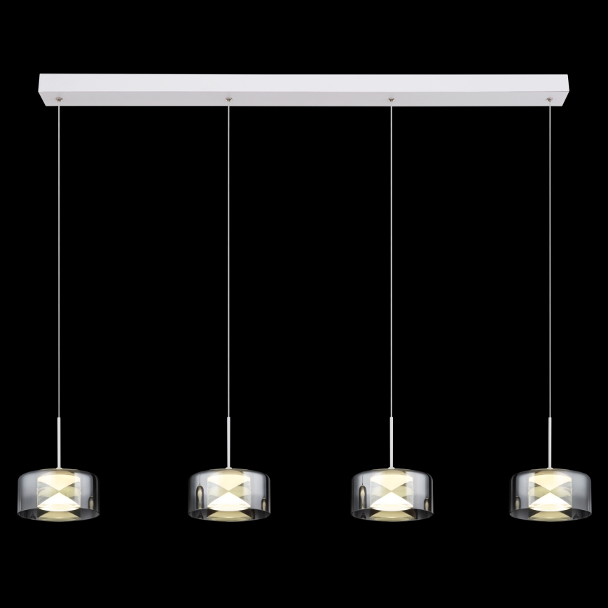 Globo - LED luster na sajli LED/24W/230V bijela/dimljena