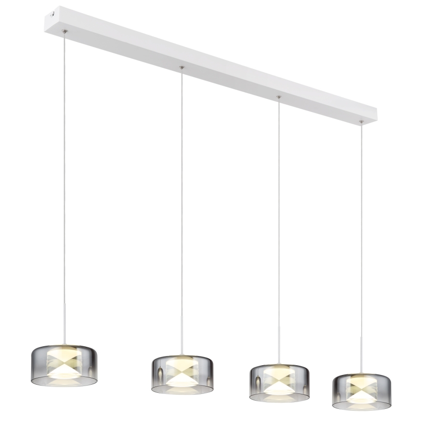 Globo - LED luster na sajli LED/24W/230V bijela/dimljena