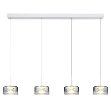 Globo - LED luster na sajli LED/24W/230V bijela/dimljena