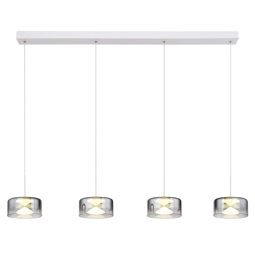 Globo - LED luster na sajli LED/24W/230V bijela/dimljena