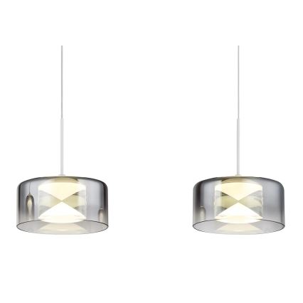 Globo - LED luster na sajli LED/24W/230V bijela/dimljena