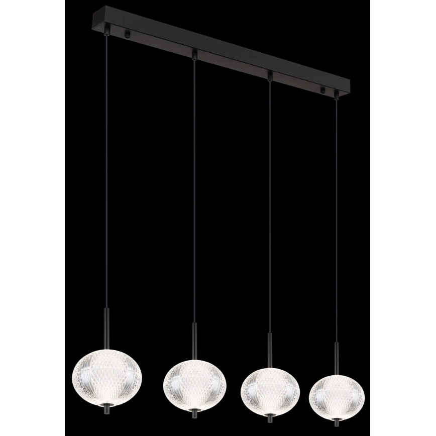 Globo - LED Luster na sajli 4xLED/5,75W/230V 3000/4500/6500K