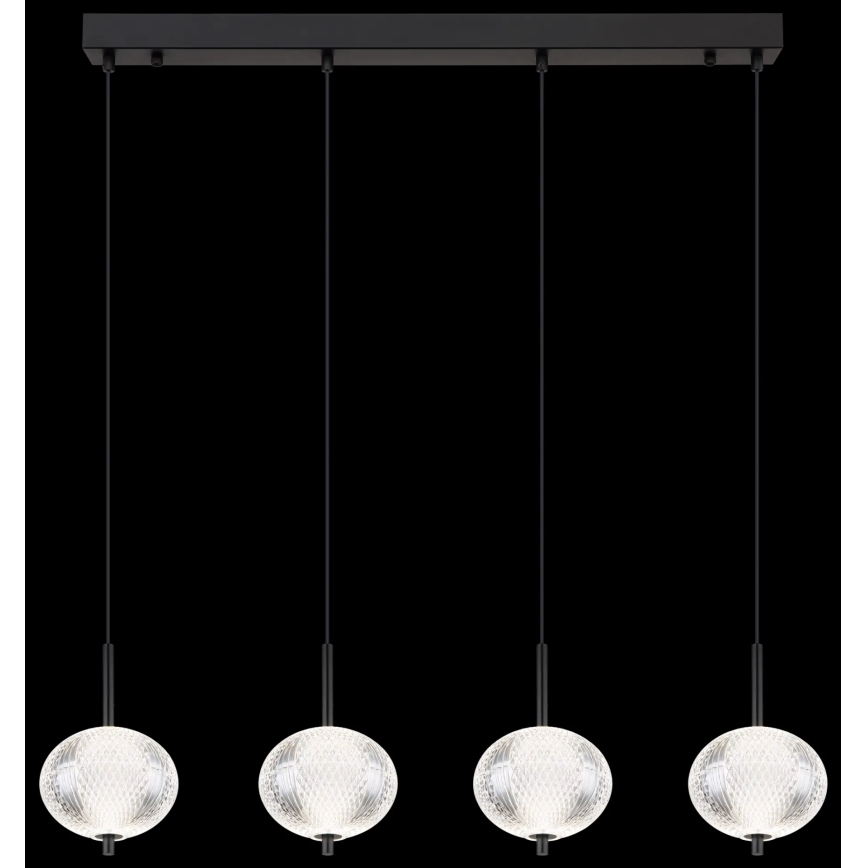 Globo - LED Luster na sajli 4xLED/5,75W/230V 3000/4500/6500K