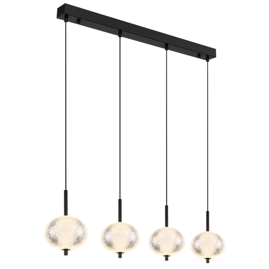 Globo - LED Luster na sajli 4xLED/5,75W/230V 3000/4500/6500K