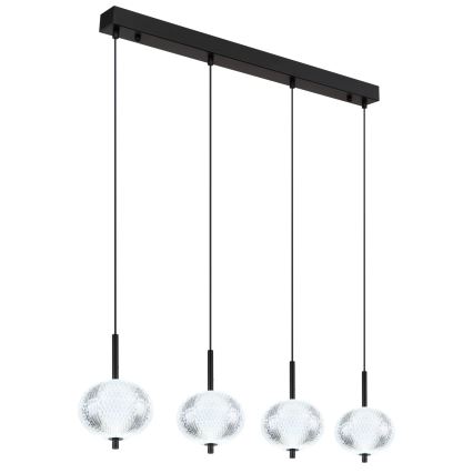 Globo - LED Luster na sajli 4xLED/5,75W/230V 3000/4500/6500K