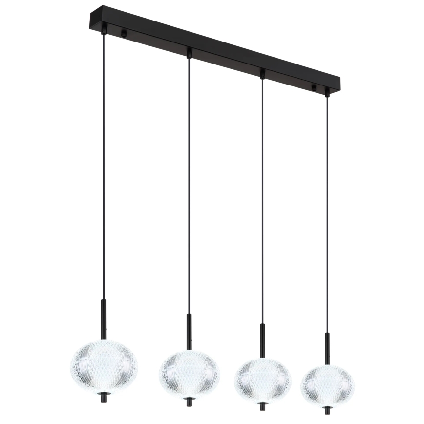 Globo - LED Luster na sajli 4xLED/5,75W/230V 3000/4500/6500K