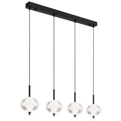Globo - LED Luster na sajli 4xLED/5,75W/230V 3000/4500/6500K