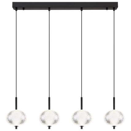 Globo - LED Luster na sajli 4xLED/5,75W/230V 3000/4500/6500K