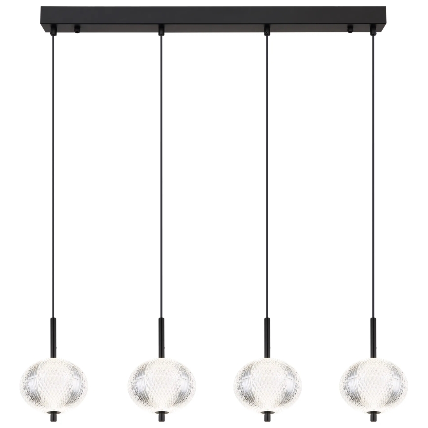 Globo - LED Luster na sajli 4xLED/5,75W/230V 3000/4500/6500K
