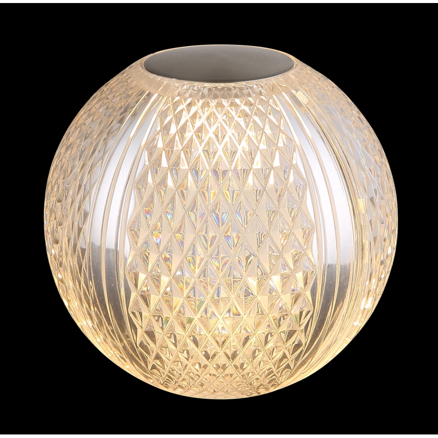 Globo - LED Prigušiva stolna lampa na dodir LED/2W/5V 1200 mAh USB prozirna