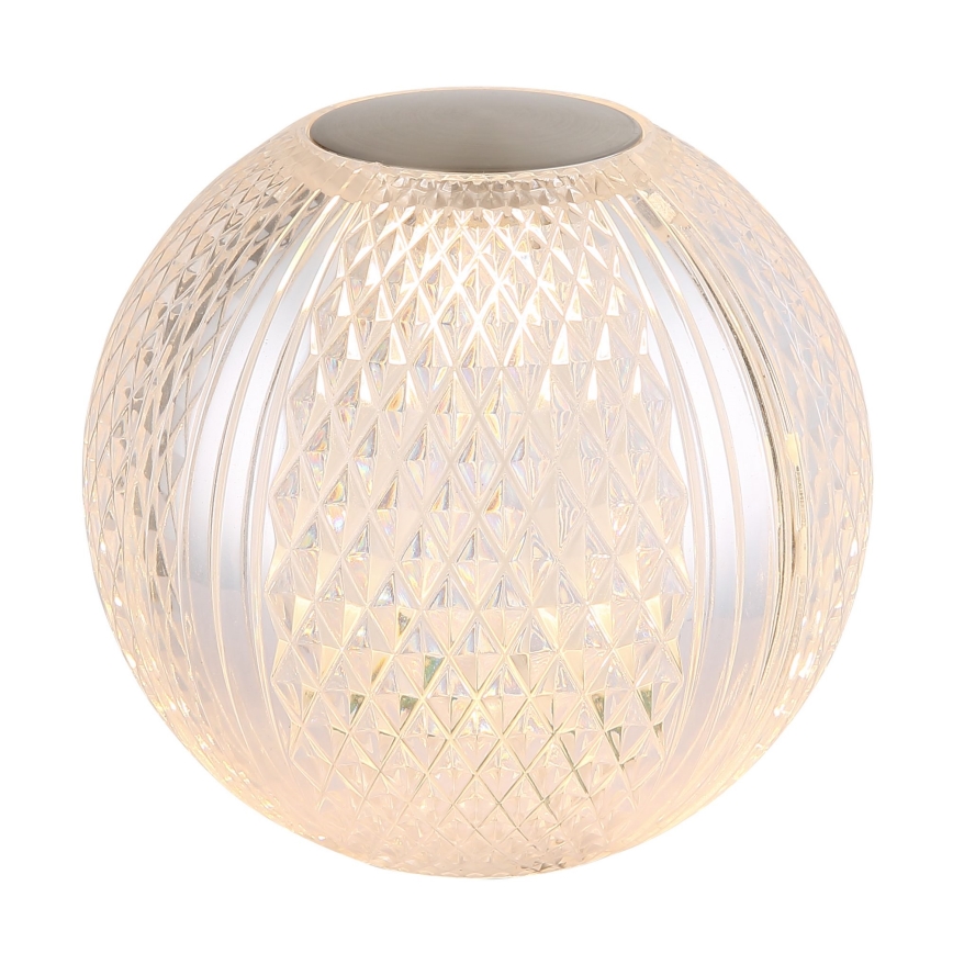 Globo - LED Prigušiva stolna lampa na dodir LED/2W/5V 1200 mAh USB prozirna