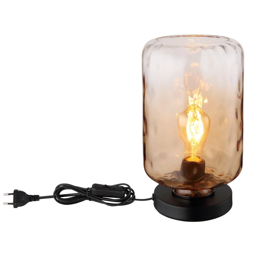 Globo - Stolna lampa 1xE27/60W/230V smeđa