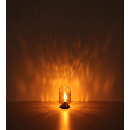 Globo - Stolna lampa 1xE27/60W/230V siva