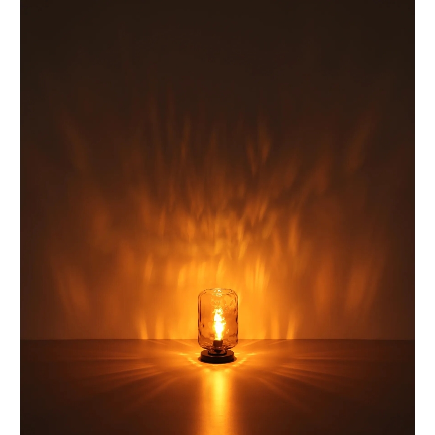 Globo - Stolna lampa 1xE27/60W/230V siva
