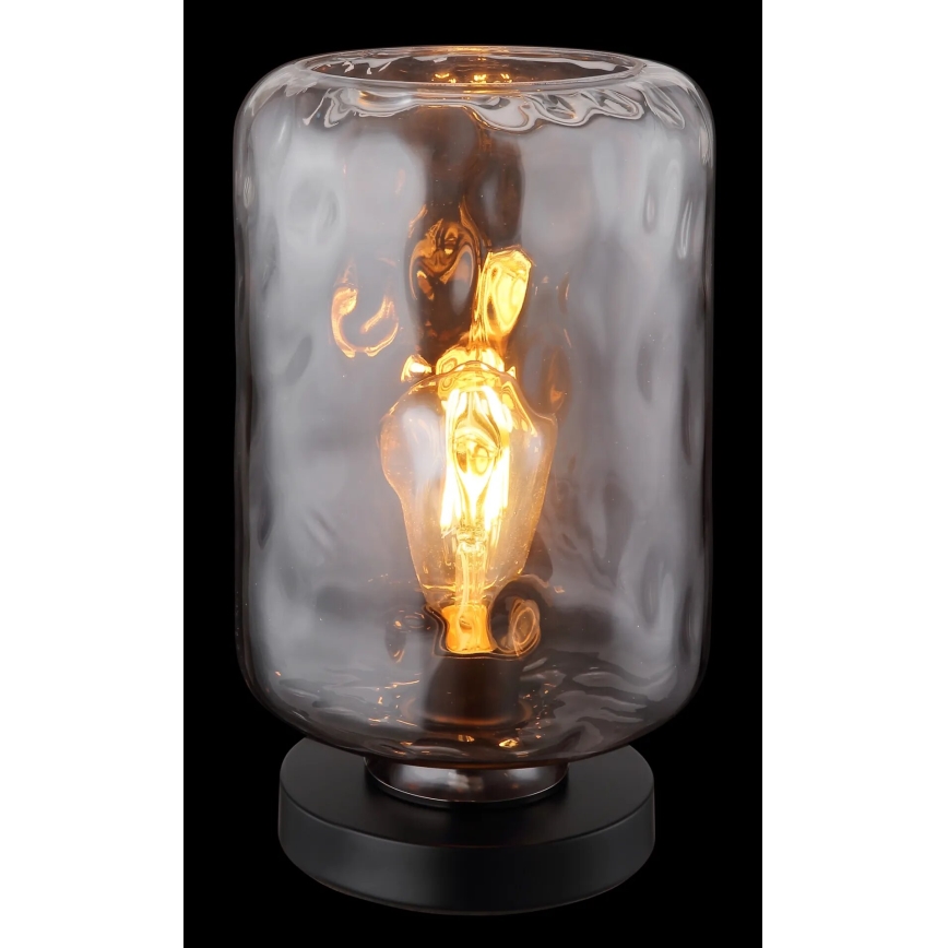 Globo - Stolna lampa 1xE27/60W/230V siva