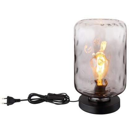 Globo - Stolna lampa 1xE27/60W/230V siva